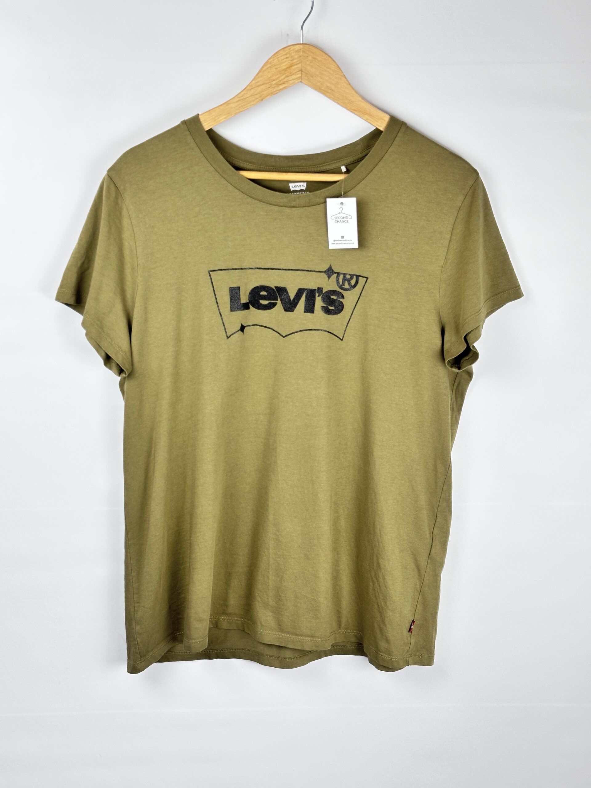 REMERA VERDE OLIVA LEVIS (XL)
