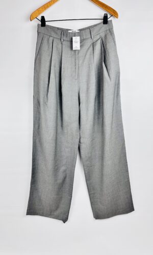 PANTALON SASTRERO WIDE LEG NAUM GRIS (M)