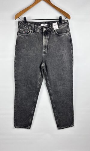 JEAN MOM NEGRO RIGIDO TOMMY HILFIGER (M)