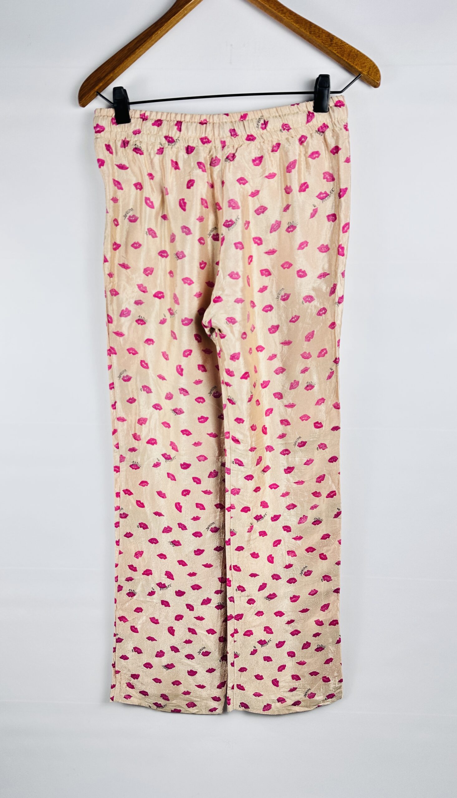 PANTALON PIJAMA ROSA+ ESTAMPA BESOS ZADIG & VOLTAIRE (M) - Imagen 3