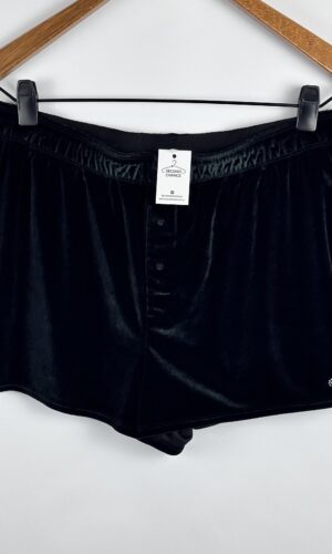 SHORT NEGRO DE PLUSH PINK (L)