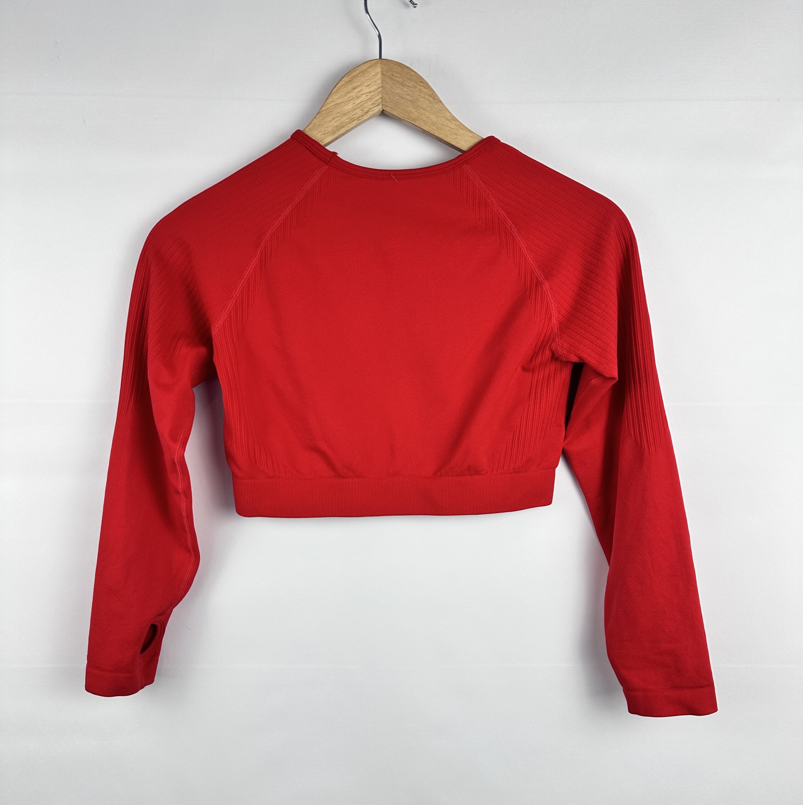 SET DEPORTIVO TOP MANGA LARGA + CALZA ROJO SIN MARCA (M) - Imagen 4