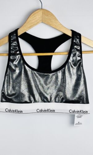 TOP PLATEADO CALVIN KLEIN (L)