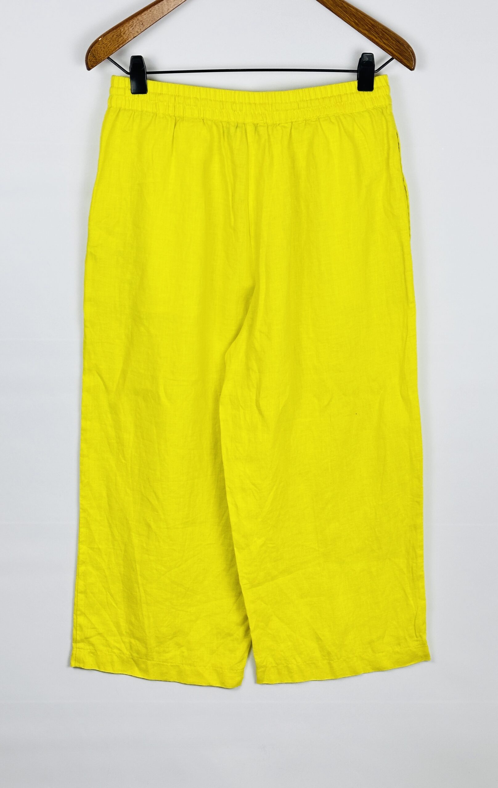 SET DE LINO CAMISA + PANTALON AMARILLO DKNY (M) - Imagen 5