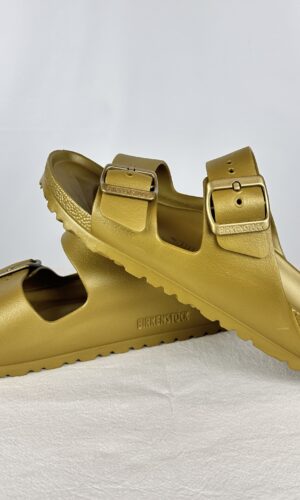 SANDALIAS ARIZONA EVA DORADAS BIRKENSTOCK NUEVAS CON CAJA (38)