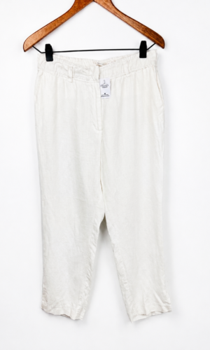 PANTALON DE LINO BLANCO PORTSAID (M)