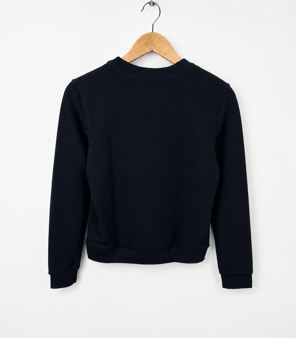 SWEATER NEGRO CON TRANSPARENCIAS + STRASS (M) - Imagen 3