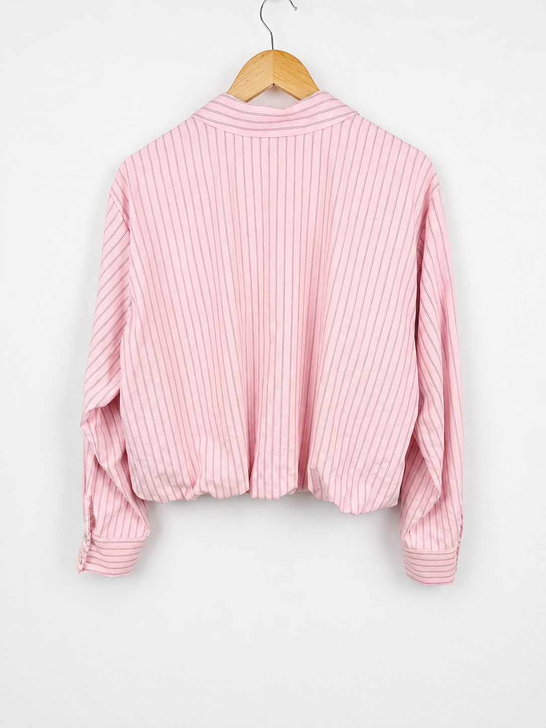 CAMISA CON FORRO INTERNO ROSA NUEVA CON ETIQUETA ZARA (L) - Imagen 3