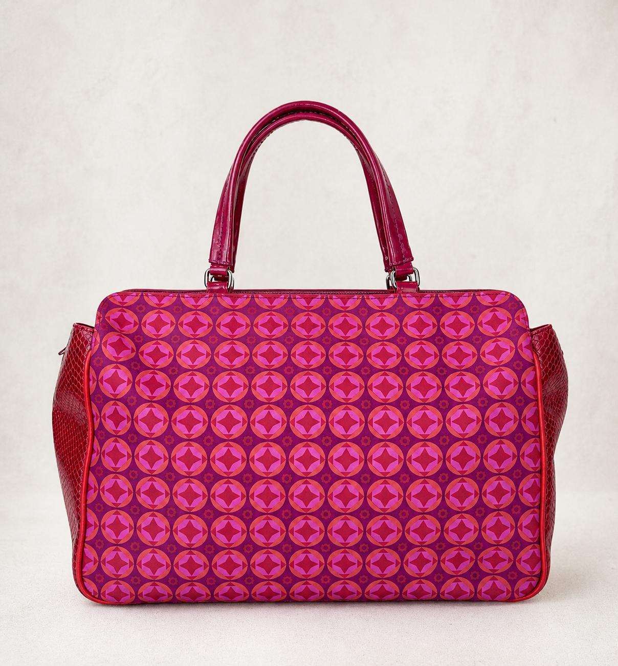 CARTERA DE CUERO ESTAMPADA + CIRCULOS RETRO JACKIE SMITH - Imagen 3