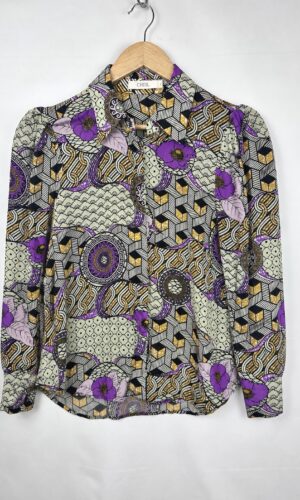 CAMISA ESTAMPADA MANGA PRINCESA CHER (S/M)