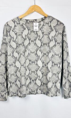 BUZO LIVIANO SNAKE PRINT BANANA REPUBLIC (M)