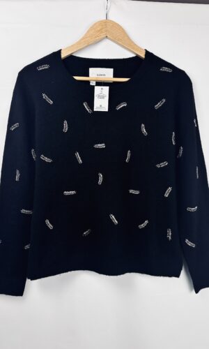 SWEATER NEGRO + CANUTILLOS DESIDERATA (M)