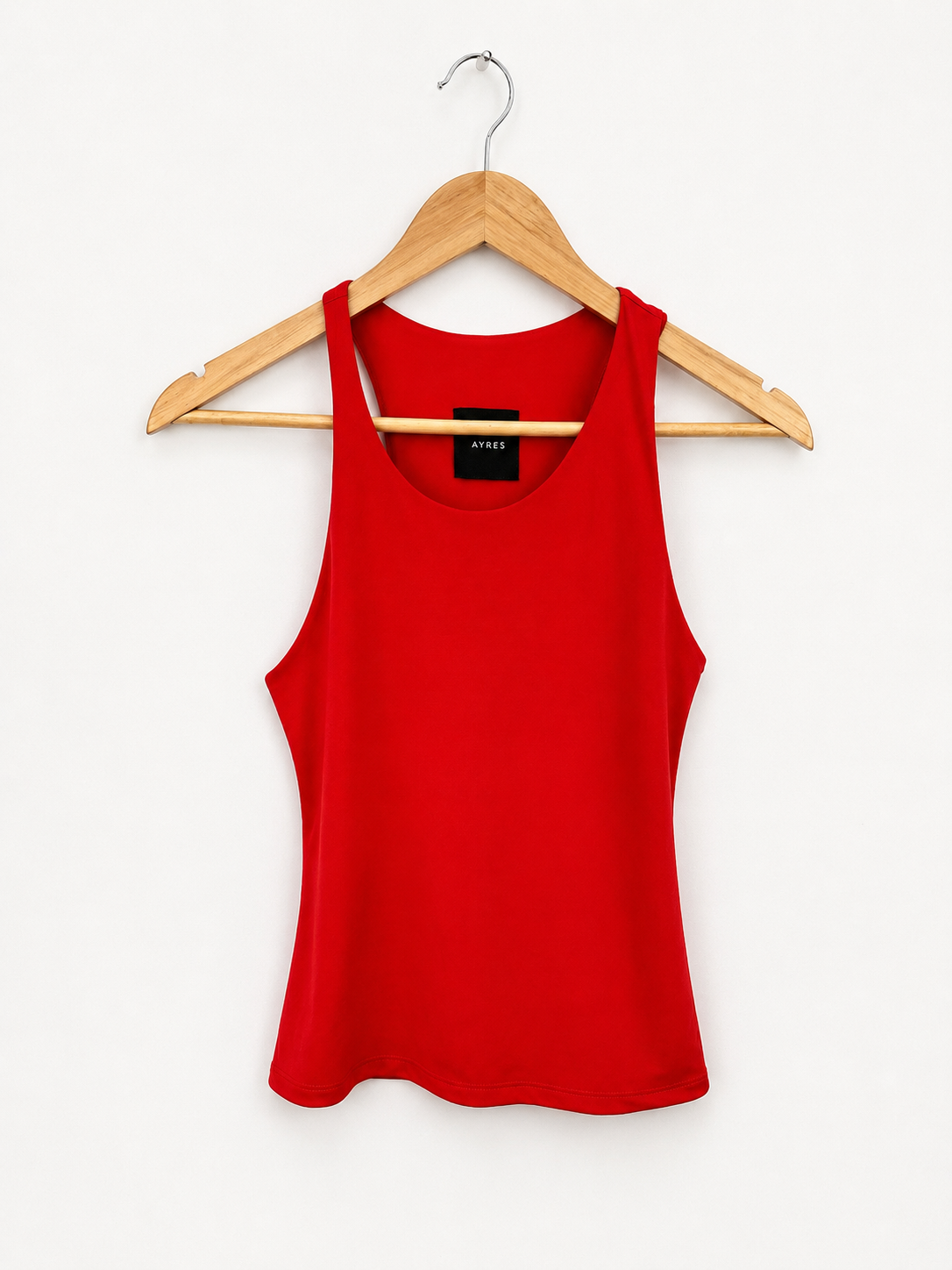 MUSCULOSA ROJA TIRAS ASIMETRICAS AYRES (S)