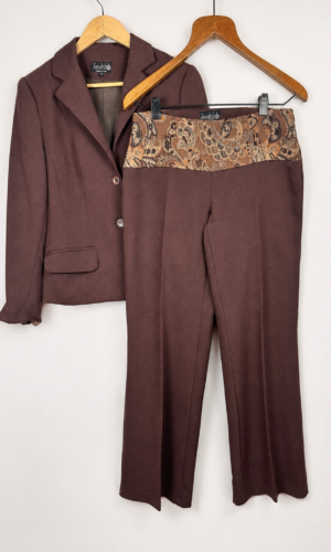 CONJUNTO SASTRERO BLAZER+PANTALON MIRTA ARMESTO (M)