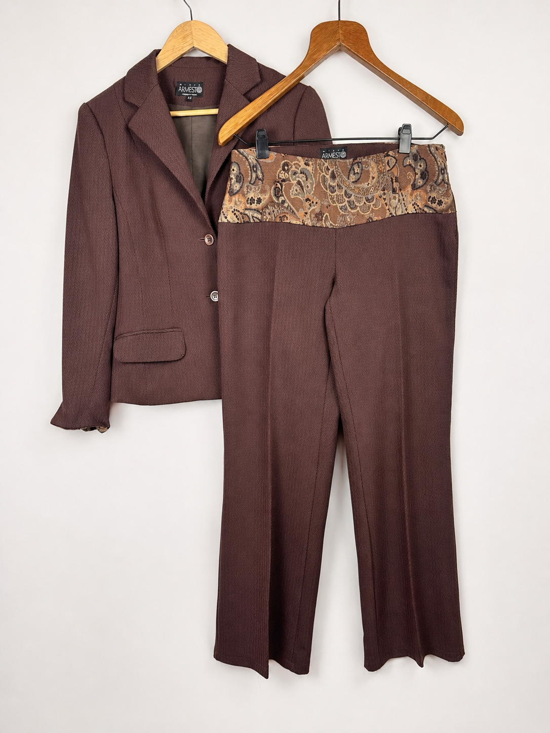 CONJUNTO SASTRERO BLAZER+PANTALON MIRTA ARMESTO (M)