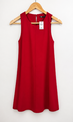 VESTIDO ROJO ZARA (XS)