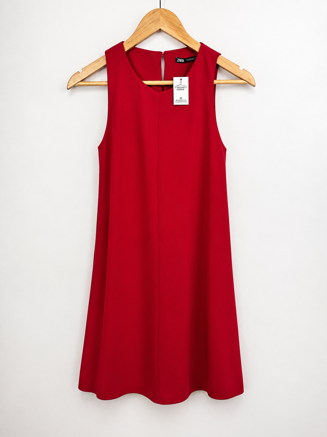 VESTIDO ROJO ZARA (XS)