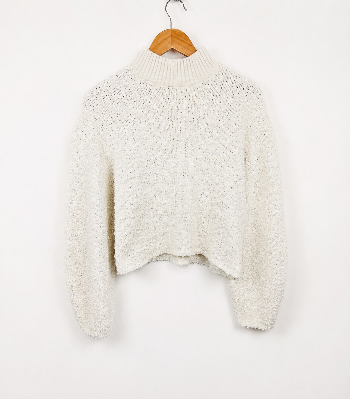SWEATER BOUCLE CRUDO ZARA (S)