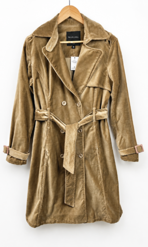 TRENCH GABARDINA EFECTO ATERCIOPELADO WANAMA (M)