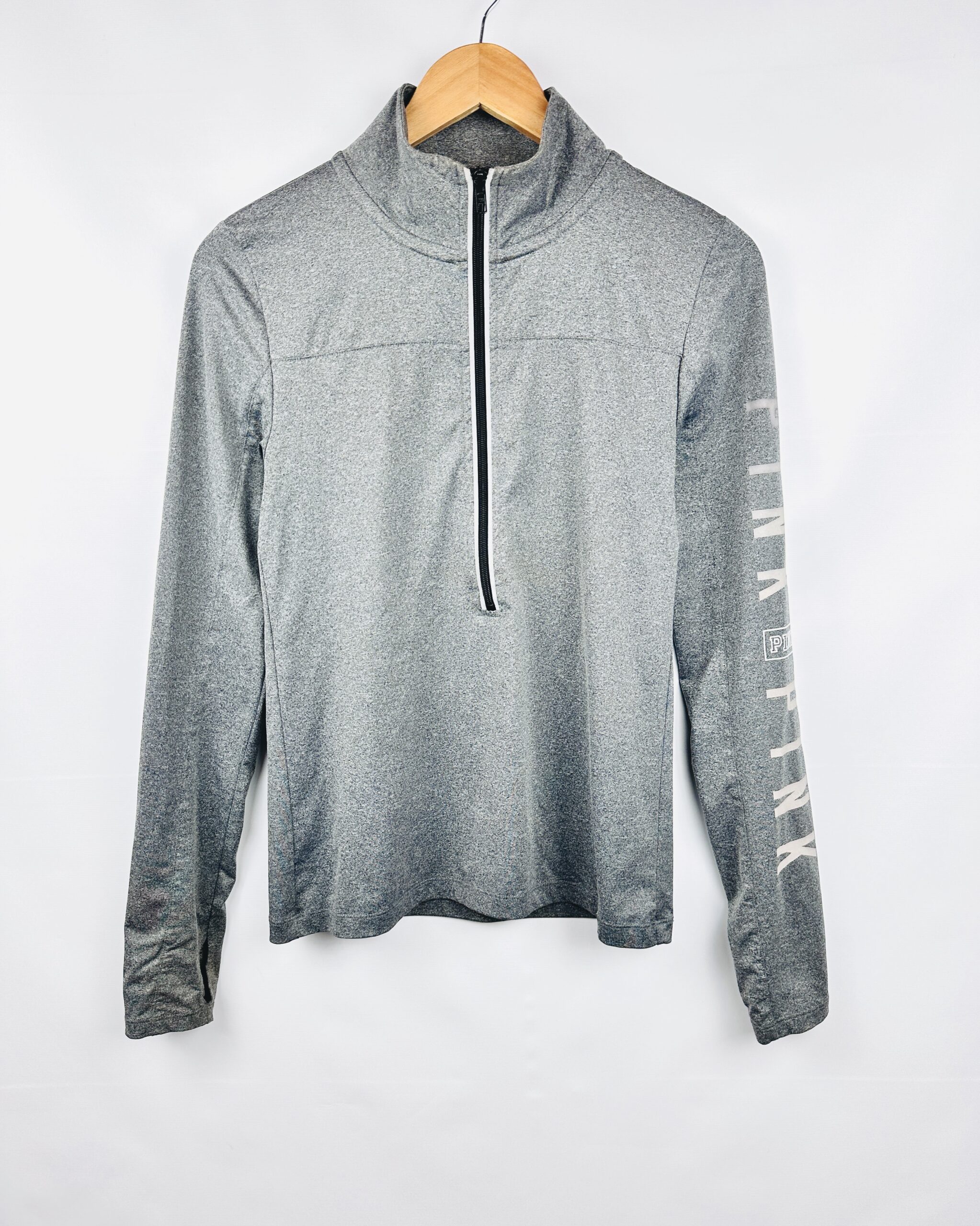 CAMISETA DEPORTIVA GRIS PINK (XS)