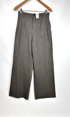 PANTALON DE VESTIR CUADRILLE BICOLOR ZARA (S)