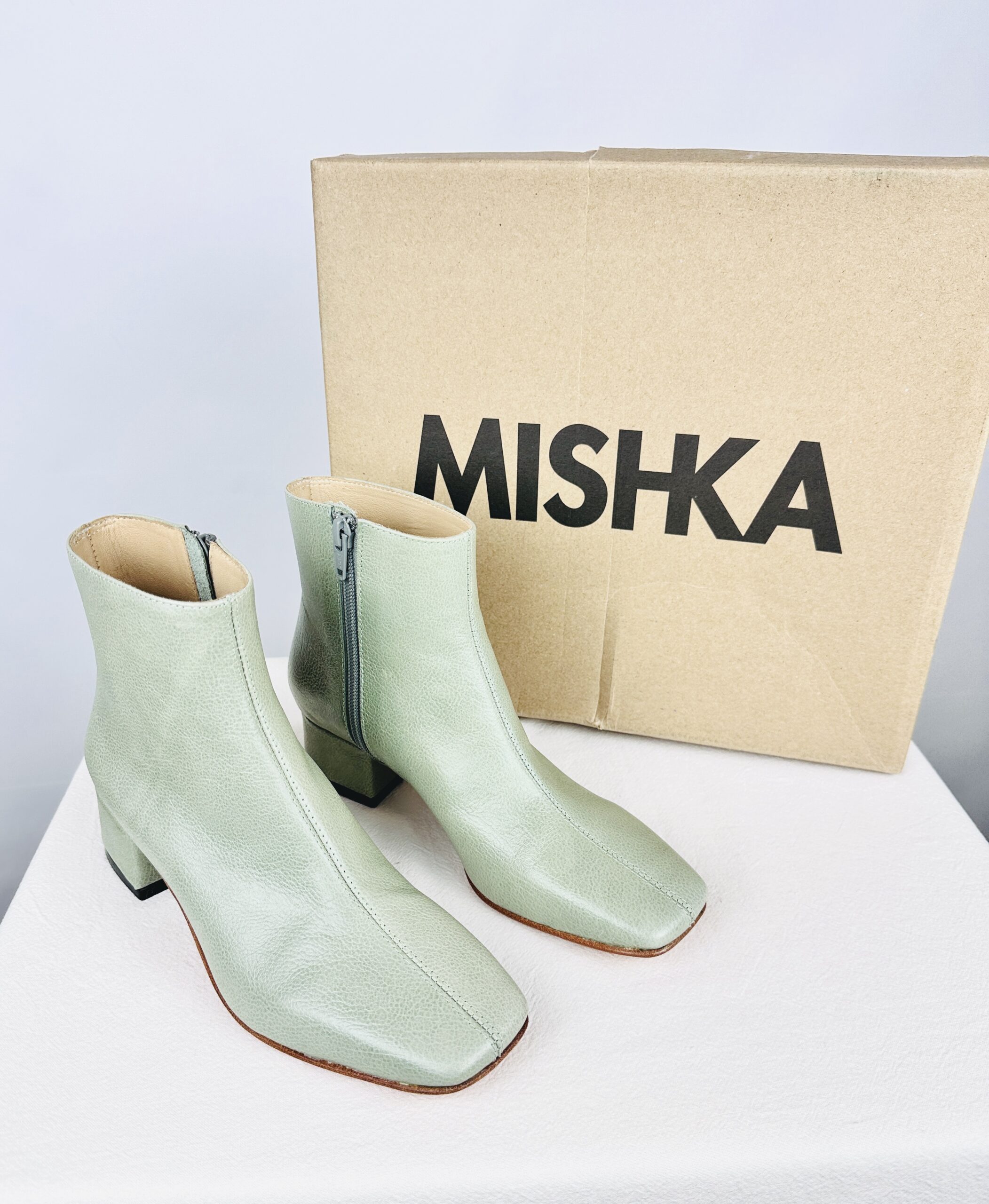 ZAPATOS MISHKA NUEVOS VERDE AGUA (35)