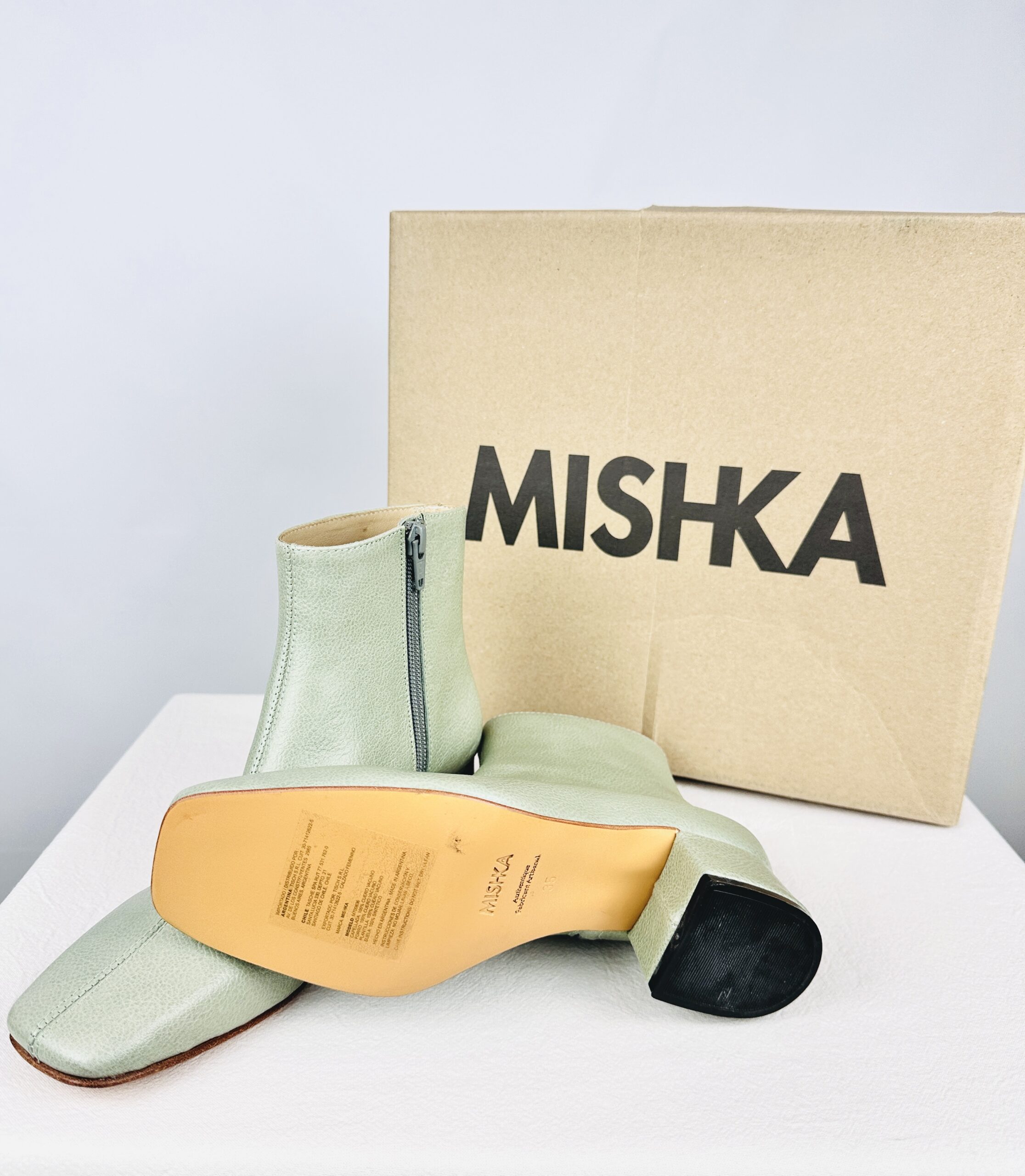 ZAPATOS MISHKA NUEVOS VERDE AGUA (35) - Imagen 2