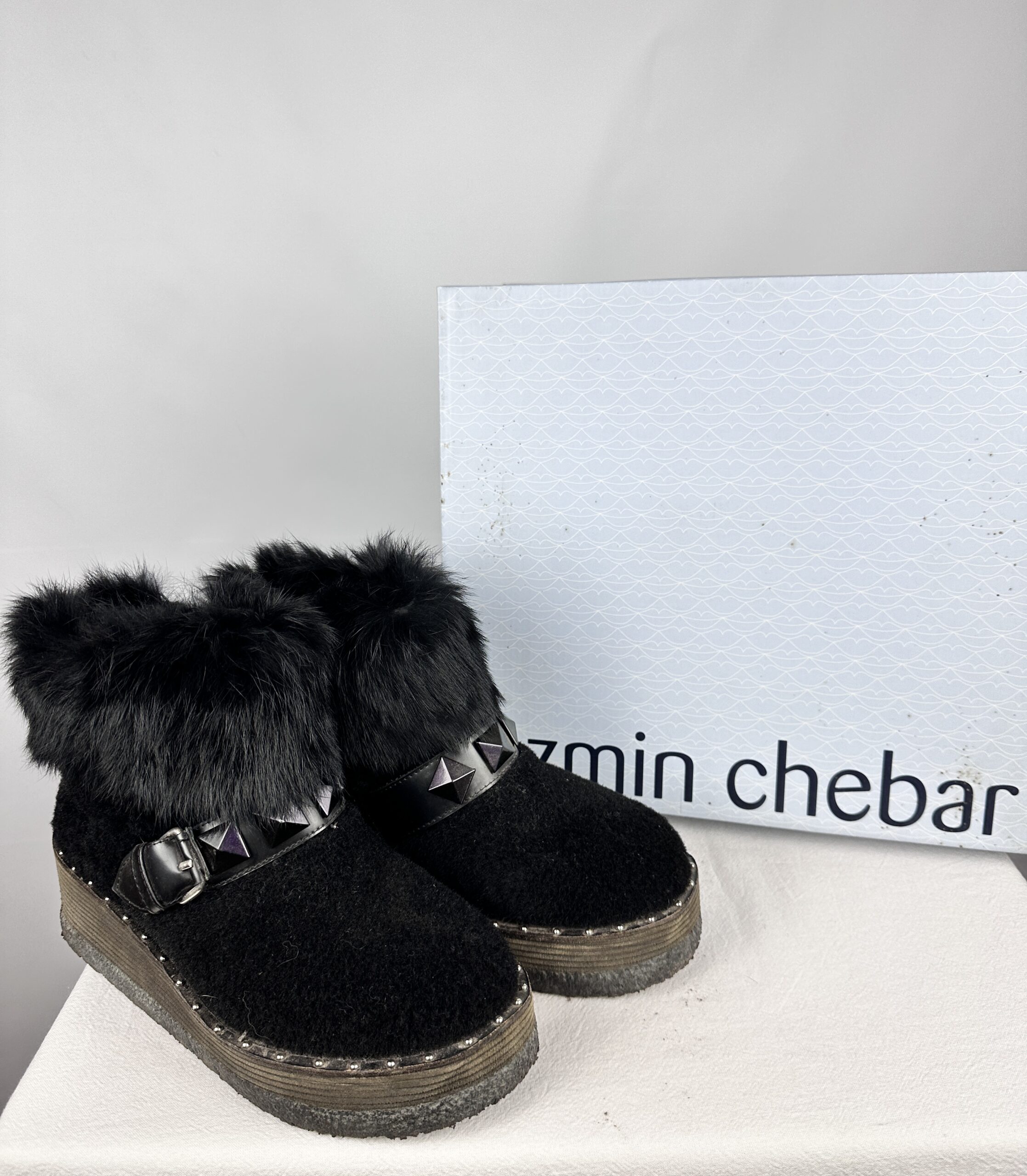BOTAS NEGRAS JAZMIN CHEBAR URBAN FUR (35) - Imagen 2