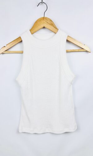 MUSCULOSA BLANCA REBEL (M)