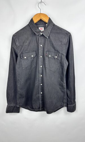 CAMISA NEGRA DE JEAN LEVIS (M)