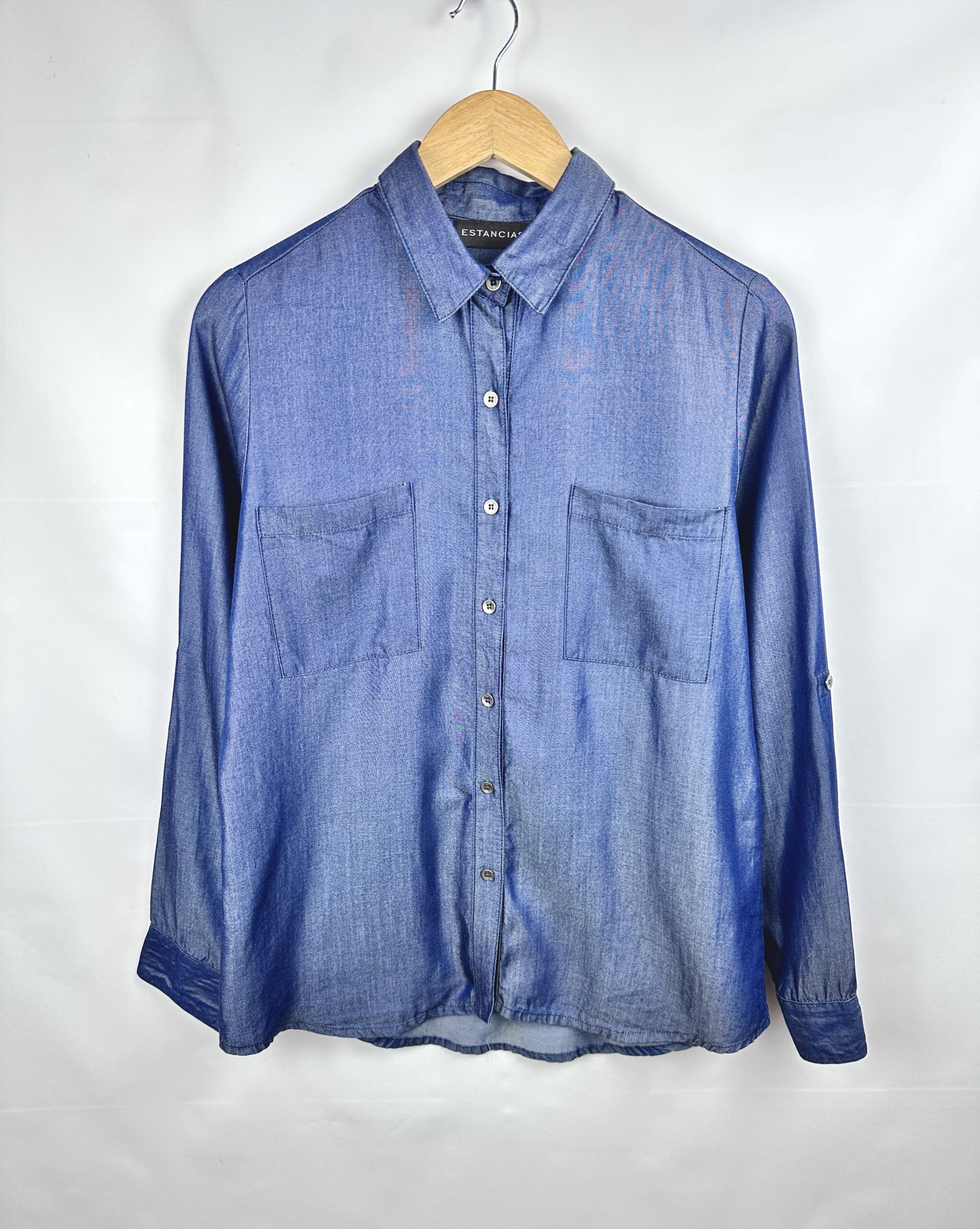 CAMISA AZUL SIMIL JEAN ESTANCIAS (M)