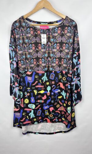 VESTIDO MANGA LARGA ESTAMPADO BENITO (L)