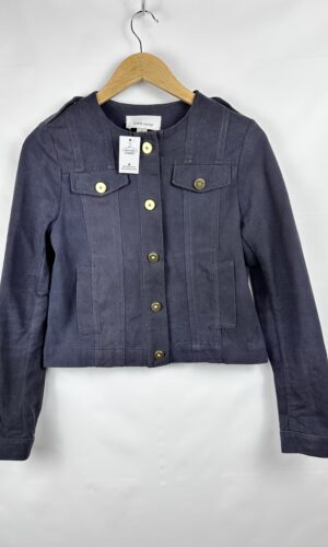 CHAQUETA AZUL SIMIL JEAN JAZMIN CHEBAR (M)