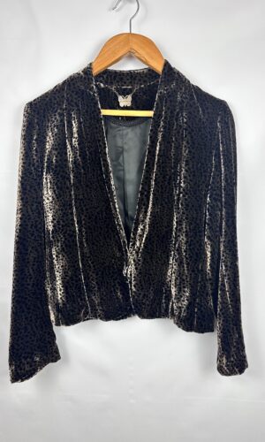 BLAZER FINO SEDA ANIMAL PRINT RAPSODIA (M)
