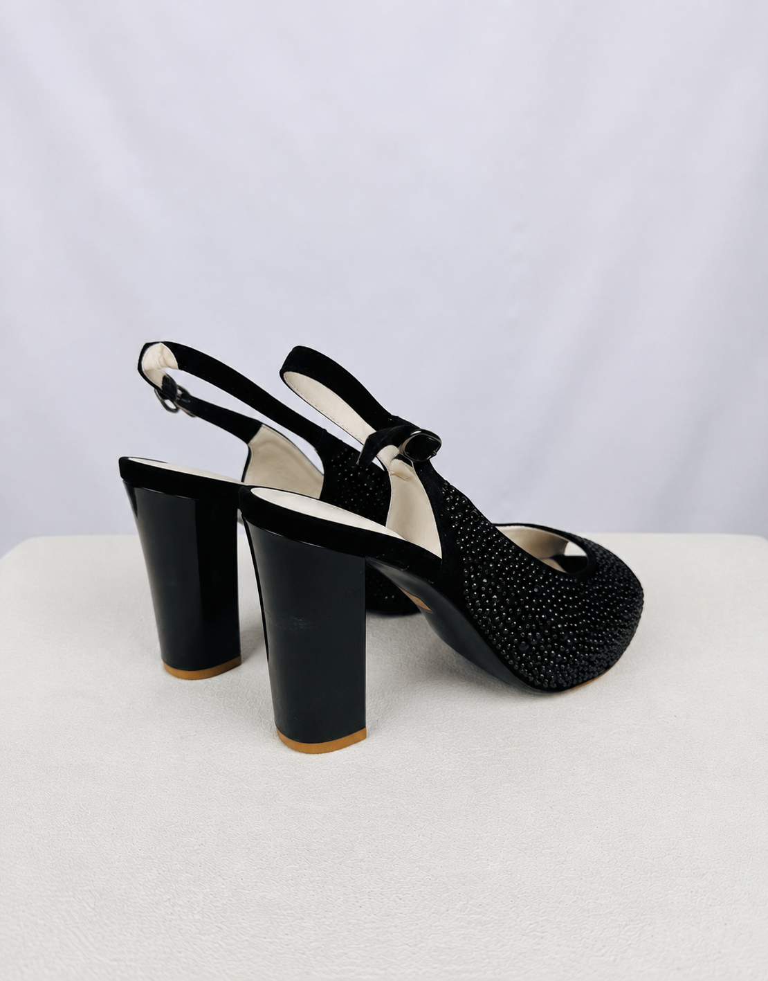 ZAPATOS NEGROS DE FIESTA + STRASS PIGALLE (38) - Imagen 4