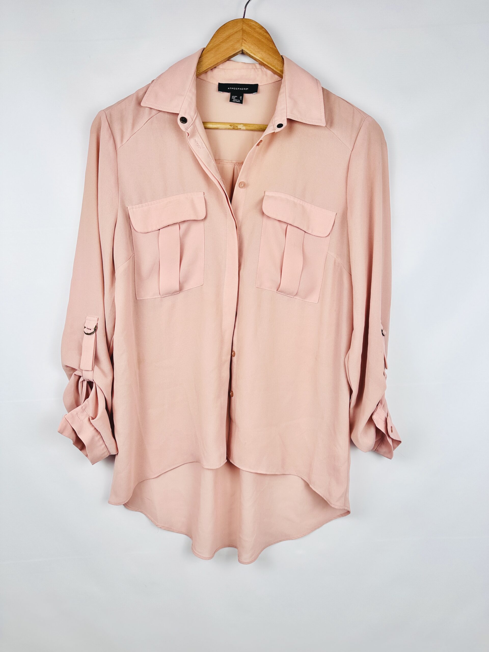 CAMISA ROSA NUDE PRIMARK ATMOSPHERE (S)