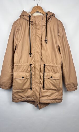 CAMPERA PARKA ENGOMADA MARRON SYSTEM (L)