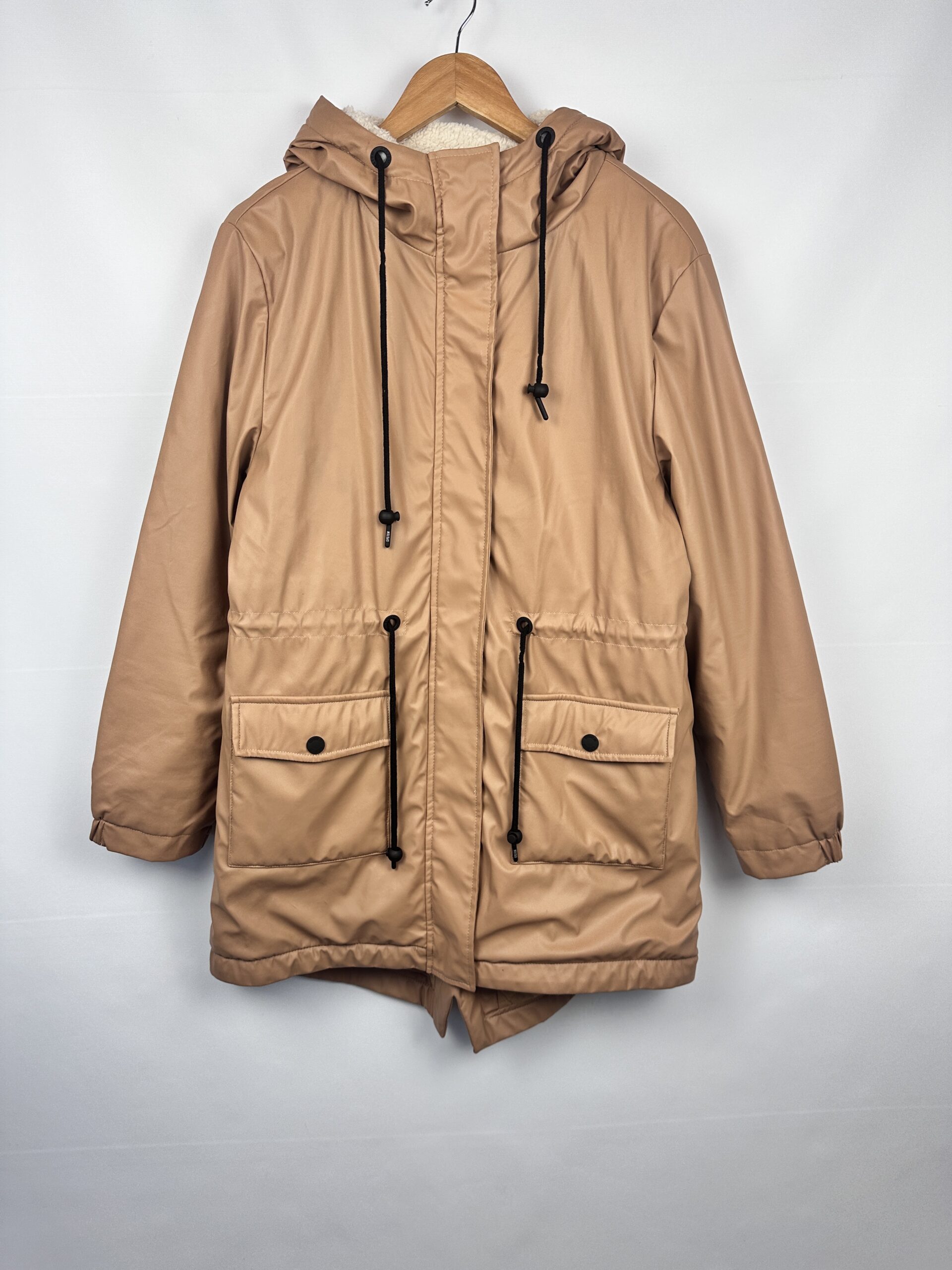 CAMPERA PARKA ENGOMADA MARRON SYSTEM (L)