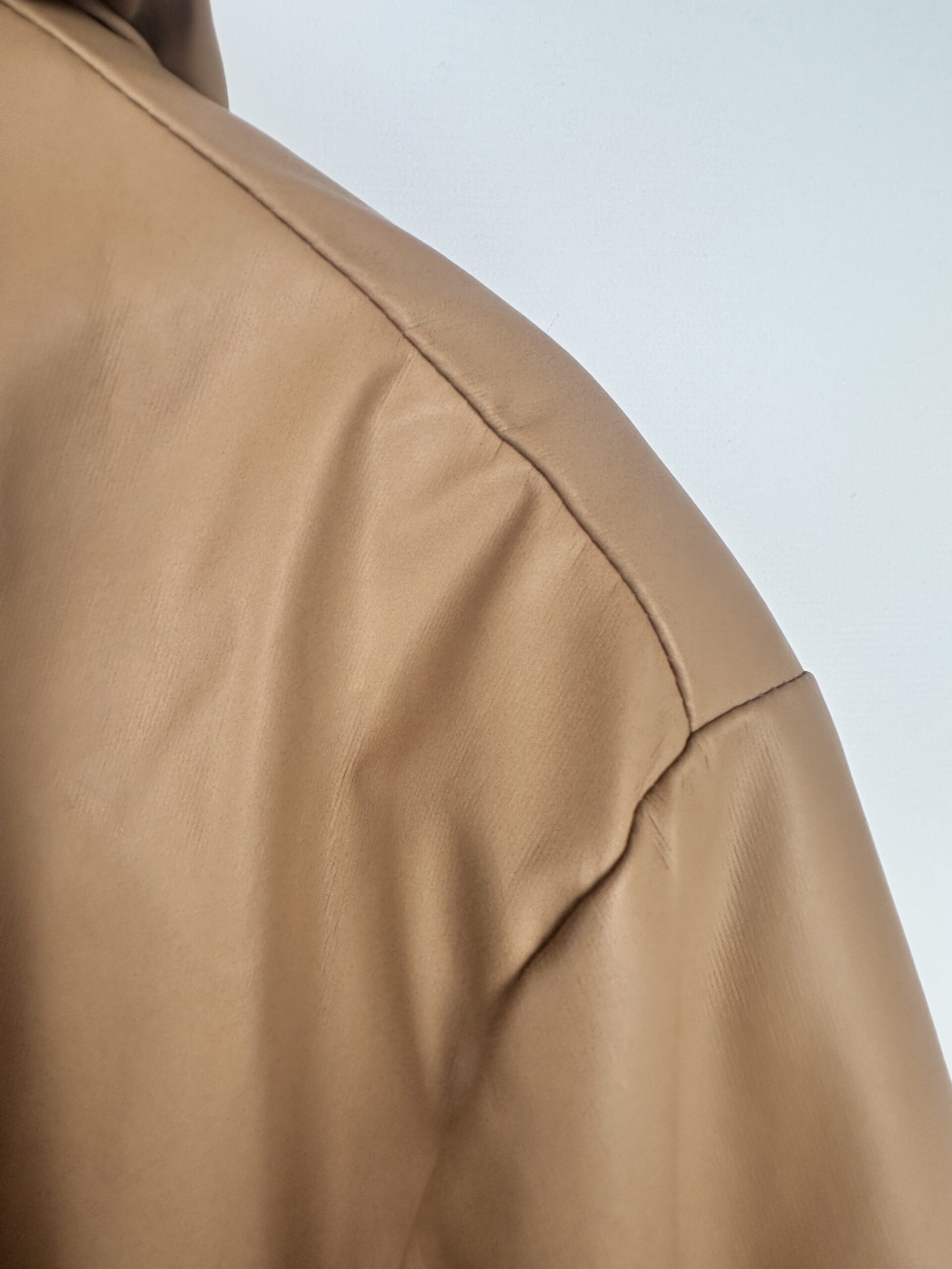 CAMPERA PARKA ENGOMADA MARRON SYSTEM (L) - Imagen 2