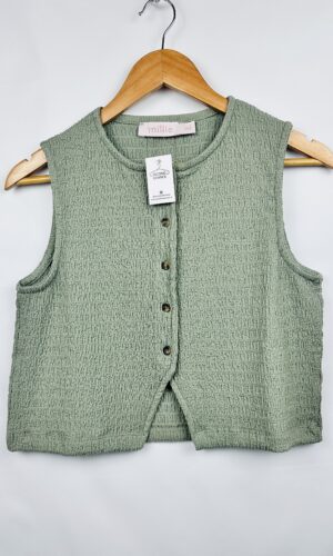 MUSCULOSA VERDE MILLIE (M)