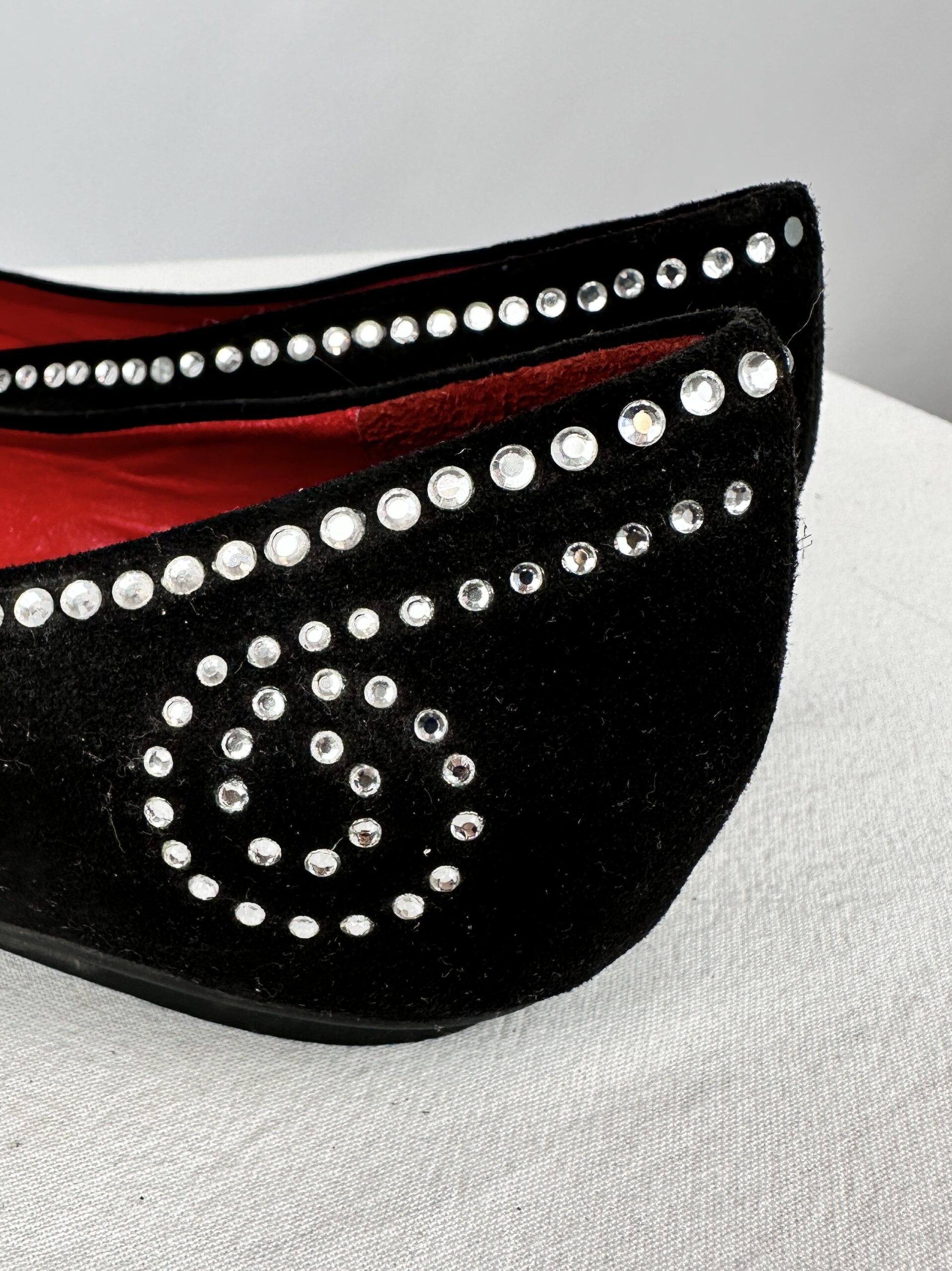 BALERINAS DE CAMUZA + STRASS LUPE (39) - Imagen 2