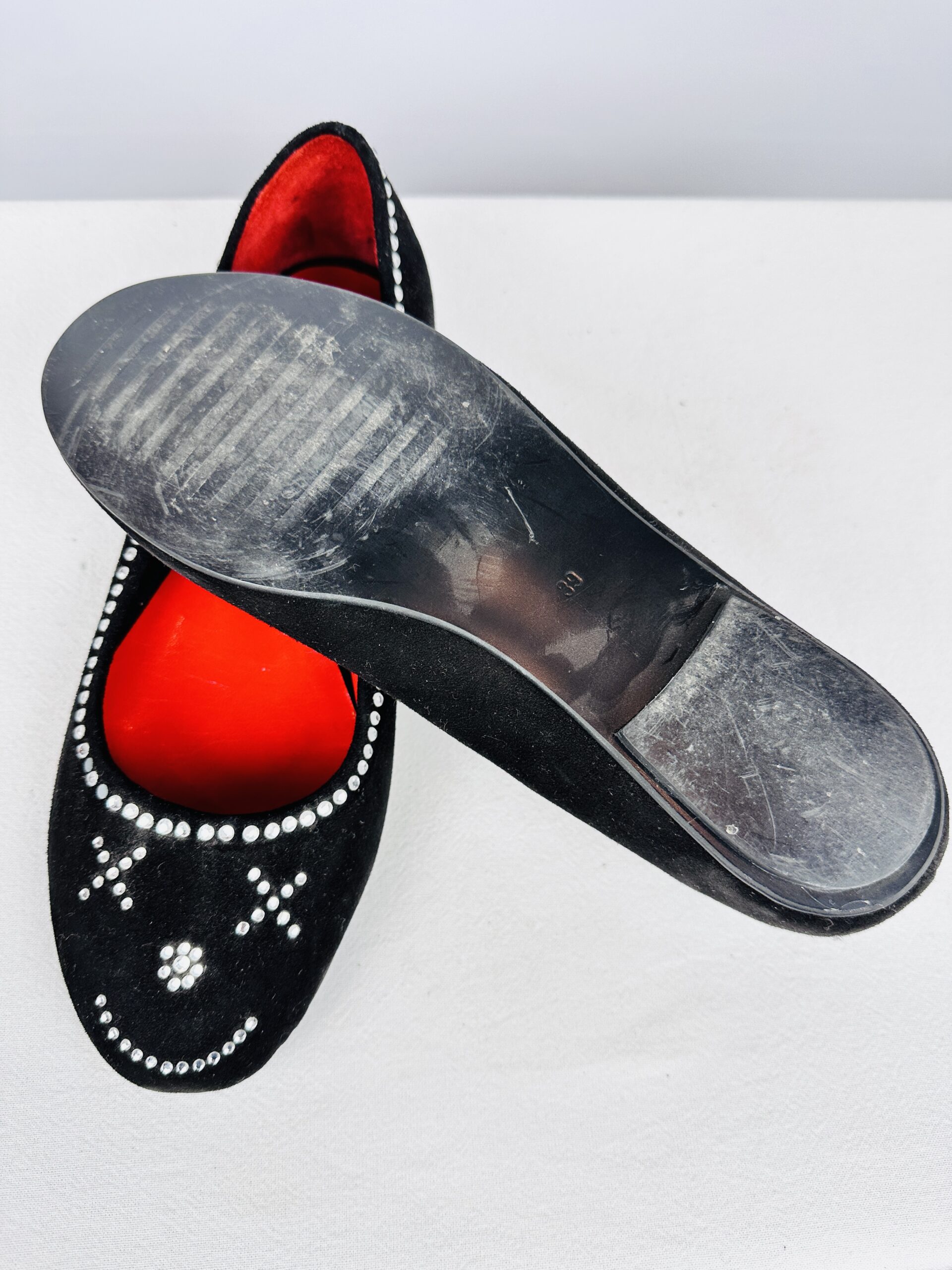 BALERINAS DE CAMUZA + STRASS LUPE (39) - Imagen 4