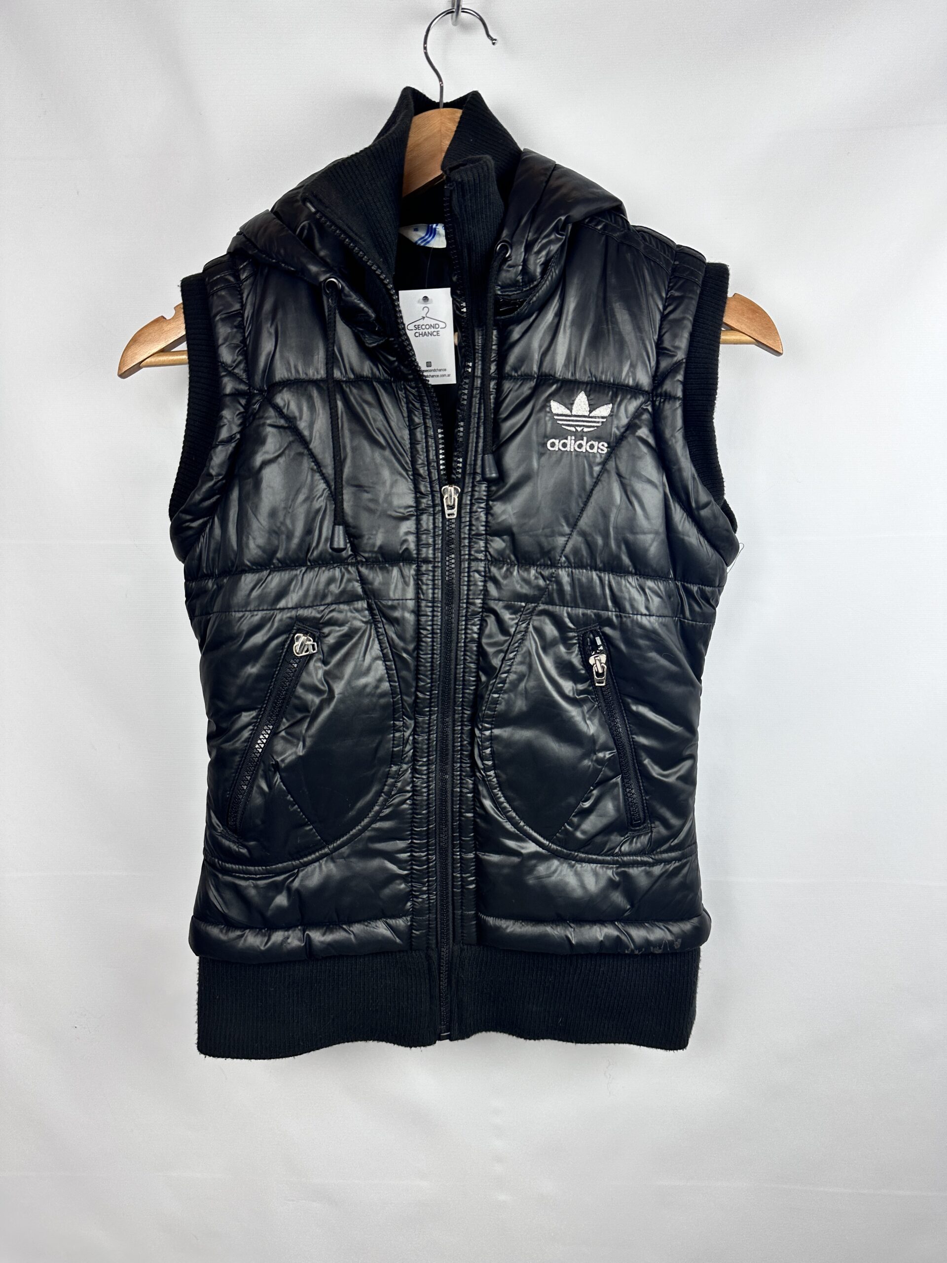 CHALECO NEGRO ADIDAS (XS)
