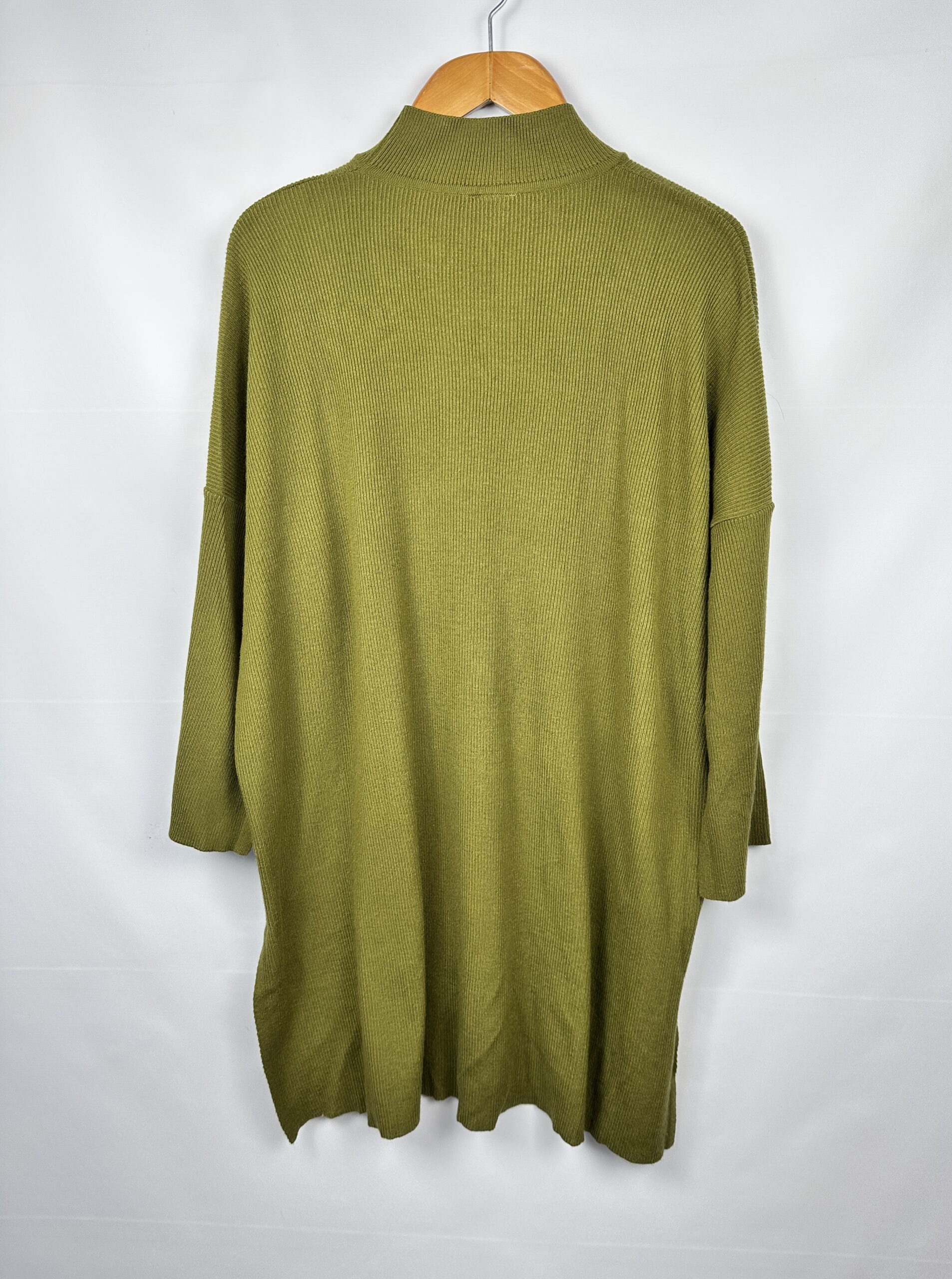 VESTIDO TEJIDO VERDE OLIVA PIÑA COLADA (M) - Imagen 3