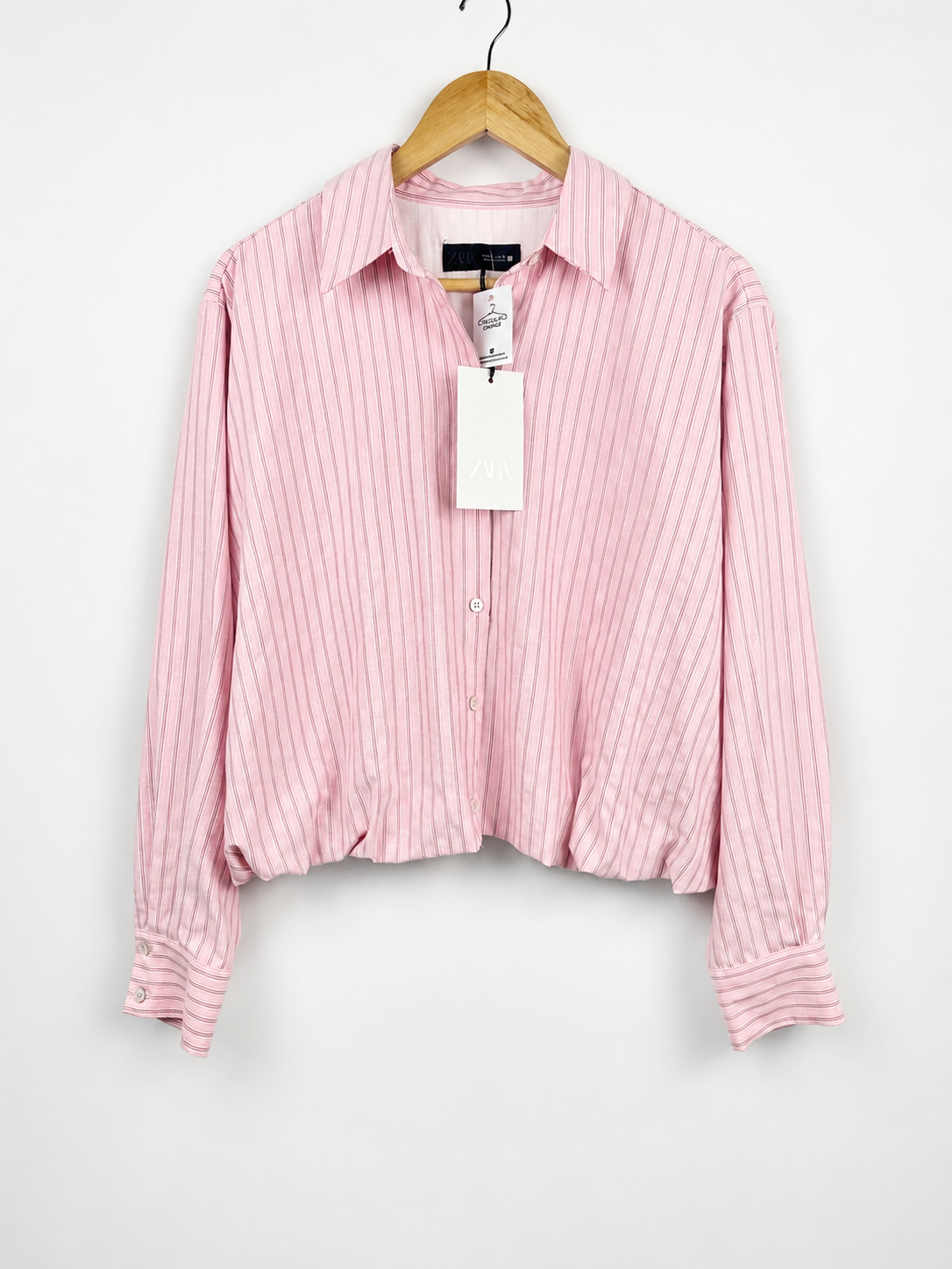 CAMISA ROSA CON FORRO INTERNO (L)