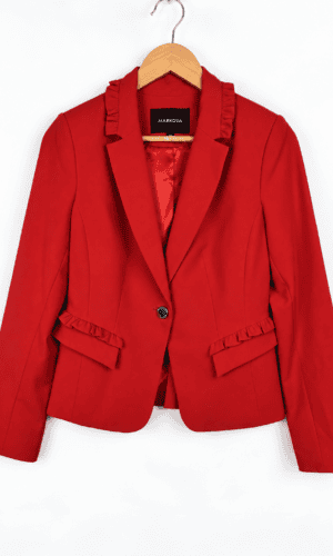 BLAZER ROJO + VOLADOS MARKOVA (M)