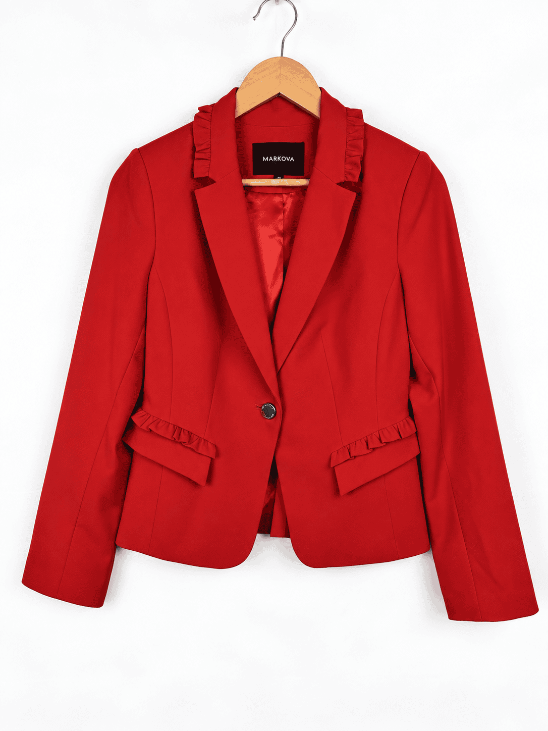 BLAZER ROJO + VOLADOS MARKOVA (M)