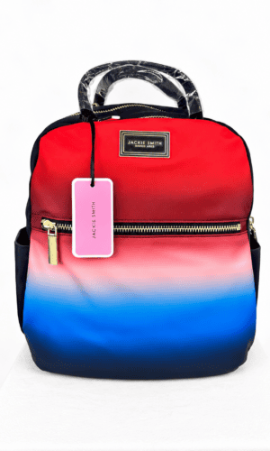 MOCHILA DEGRADE BICOLOR JACKIE SMITH NUEVA CON ETIQUETA Y FUNDA