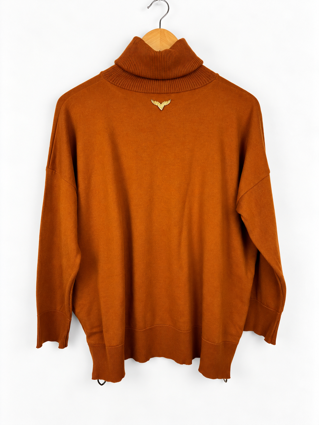 SWEATER MARRON CUELLO TORTUGA MILLIE (L) - Imagen 3