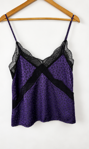 TOP LENCERO ANIMAL PRINT + ENCAJE RAPSODIA (M)